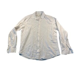 Marilu Moda Positano Womens M 100% Linen White Shirt Made in Italy Coastal